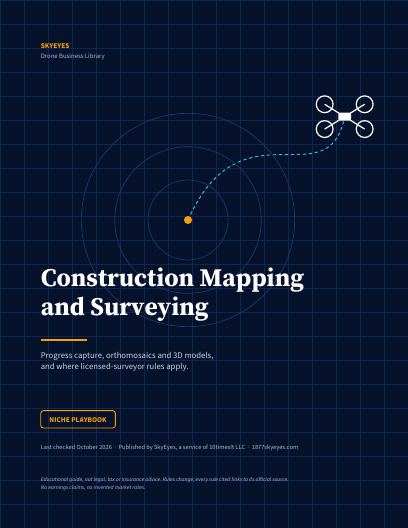 Cover of Construction Mapping and Surveying Playbook